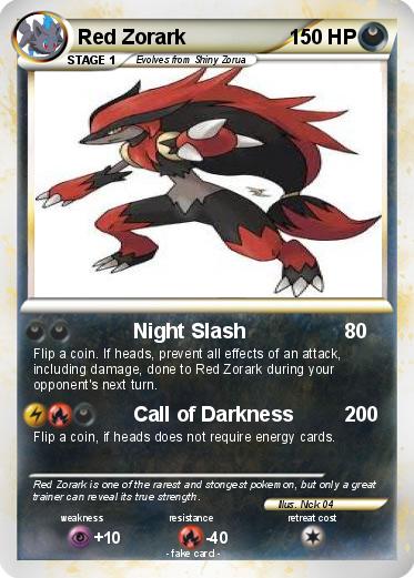 Pokemon Red Zorark