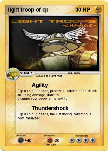 Pokemon light troop of cp