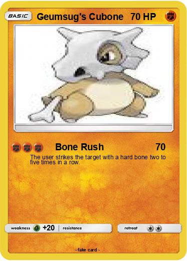 Pokemon Geumsug's Cubone