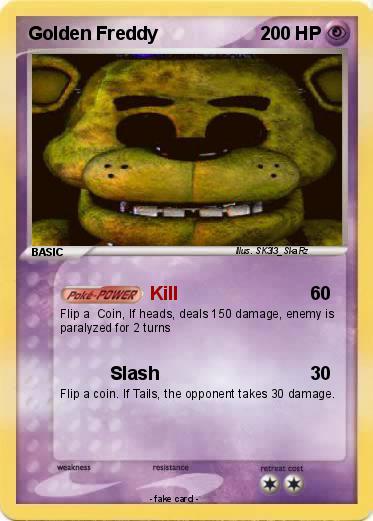 Pokemon Golden Freddy