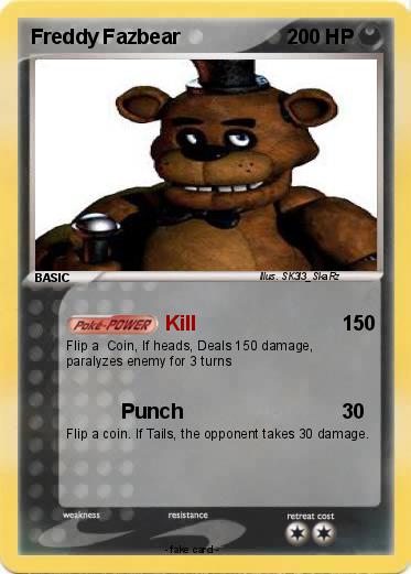 Pokemon Freddy Fazbear