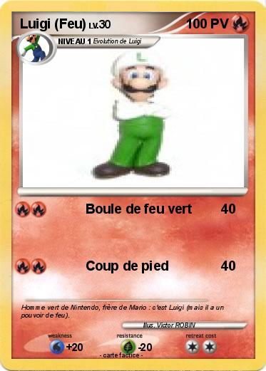 Pokemon Luigi (Feu)