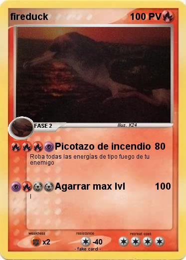 Pokemon fireduck