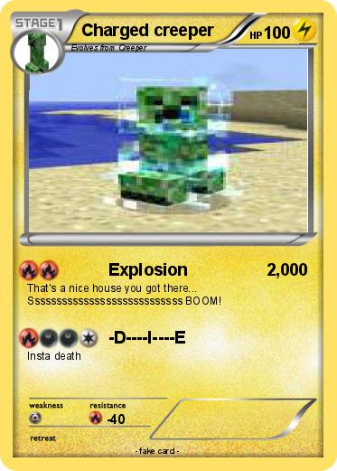 Pokemon Charged creeper