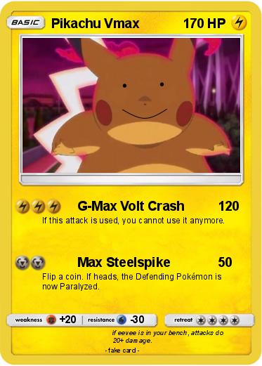 Pokemon Pikachu Vmax