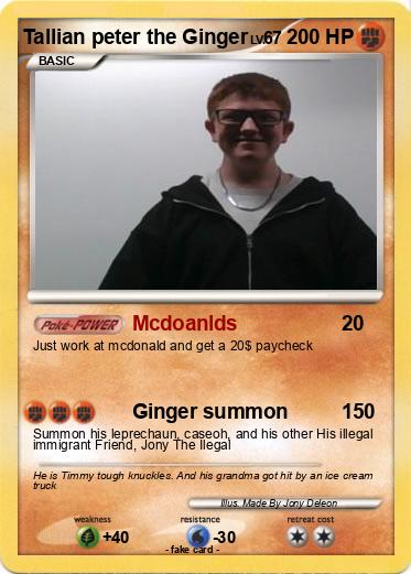 Pokemon Tallian peter the Ginger
