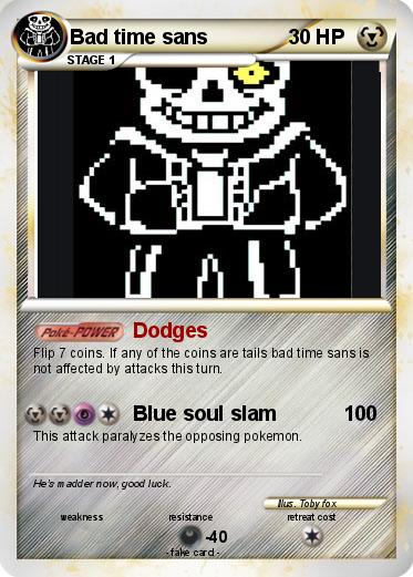 Pokemon Bad time sans