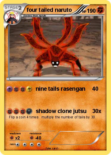 Pokemon four tailed naruto