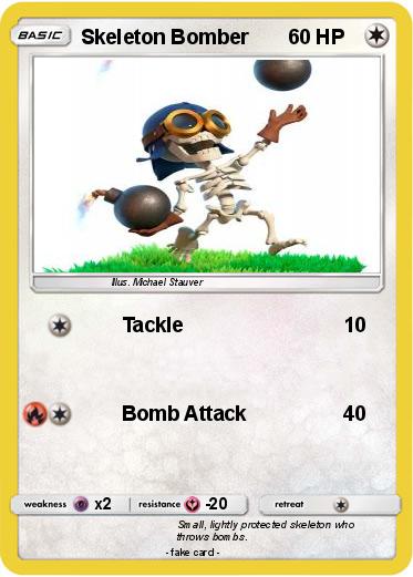 Pokemon Skeleton Bomber