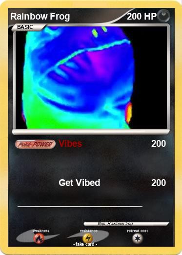 Pokemon Rainbow Frog