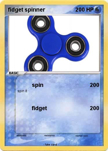 Pokemon fidget spinner