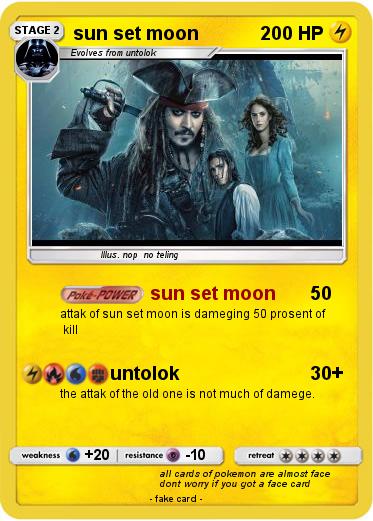Pokemon sun set moon