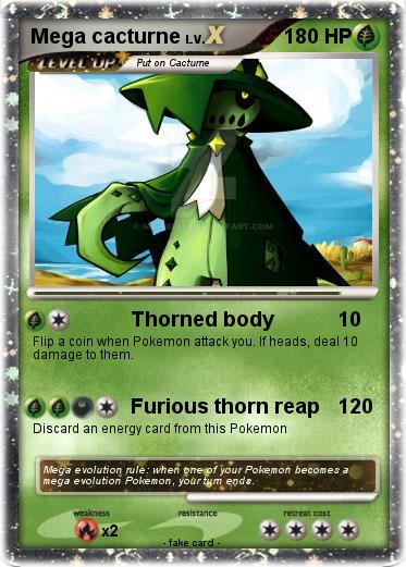 Pokemon Mega cacturne