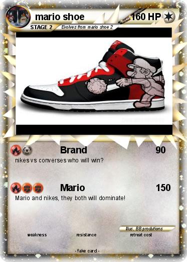 Pokemon mario shoe