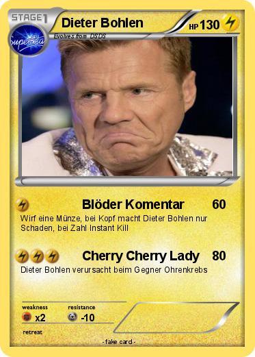 Pokemon Dieter Bohlen