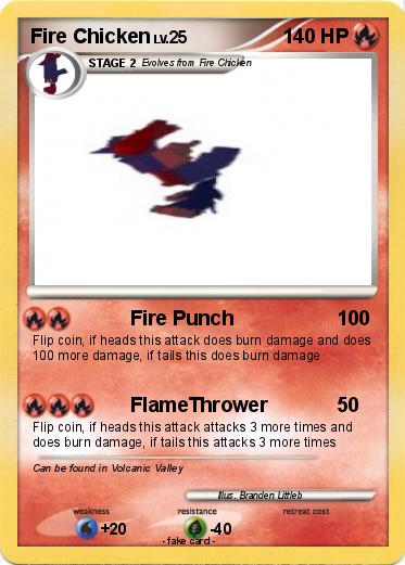 Pokemon Fire Chicken