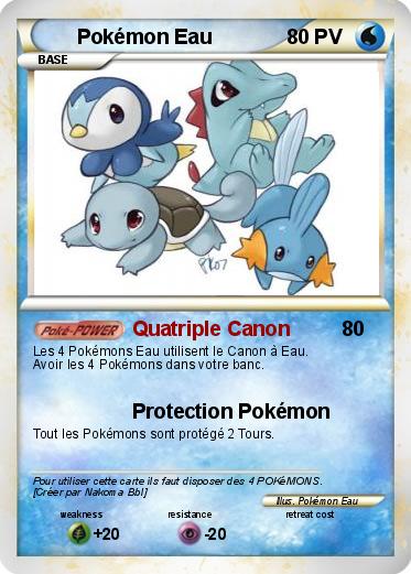 Pokemon Pokémon Eau