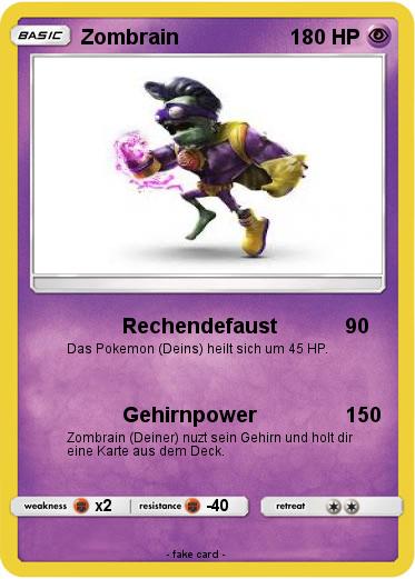 Pokemon Zombrain
