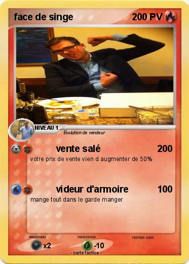 Pokemon face de singe