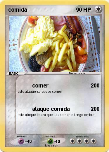 Pokemon comida