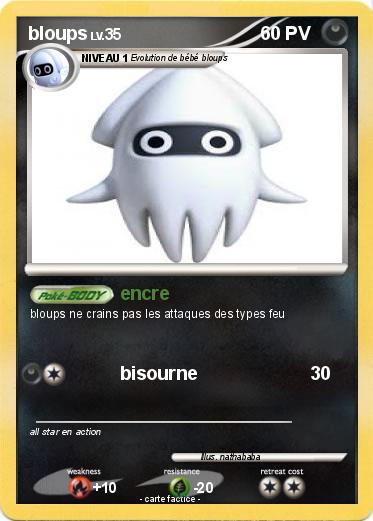 Pokemon bloups