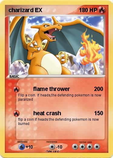 Pokemon charizard EX