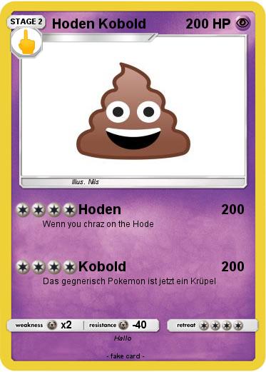 Pokemon Hoden Kobold