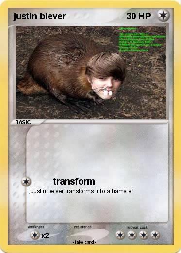 Pokemon justin biever