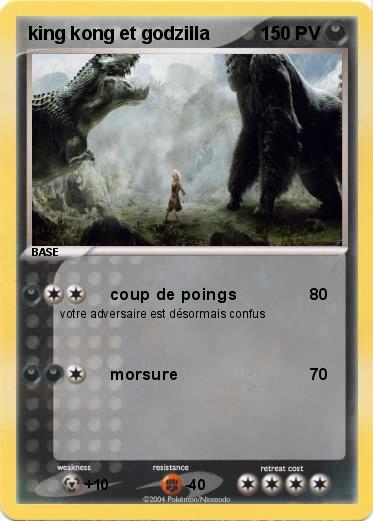 Pokemon king kong et godzilla