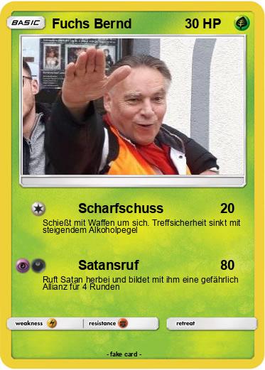Pokemon Fuchs Bernd