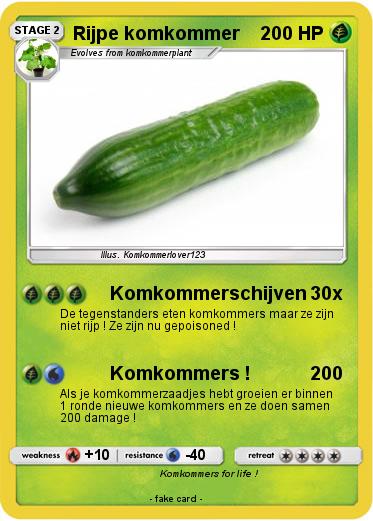 Pokemon Rijpe komkommer
