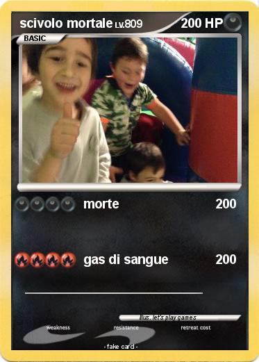 Pokemon scivolo mortale