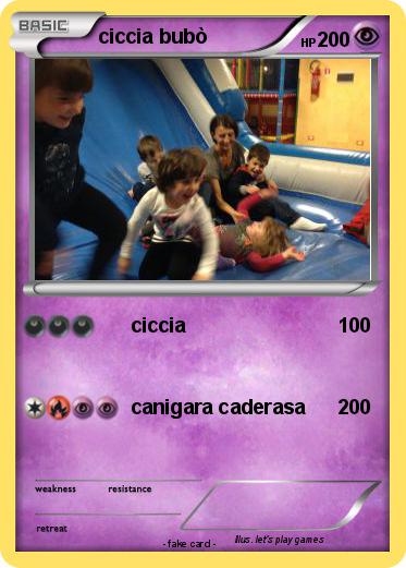 Pokemon ciccia bubò