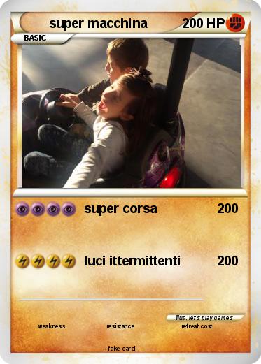 Pokemon super macchina
