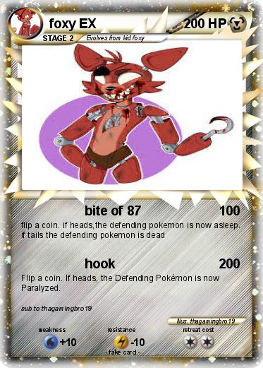 Pokemon foxy EX