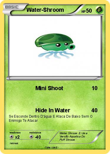Pokemon Water-Shroom