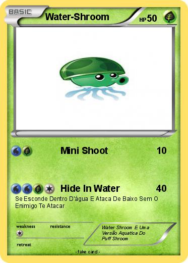 Pokemon Water-Shroom