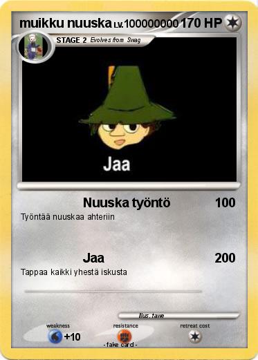 Pokemon muikku nuuska