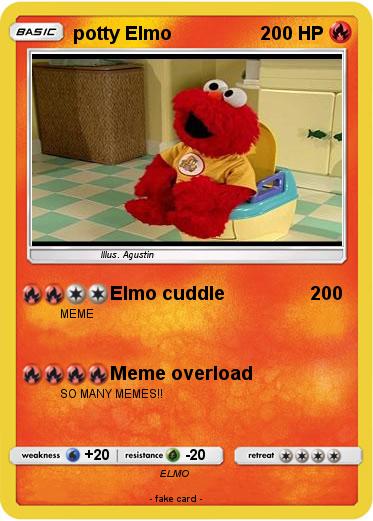 Pokemon potty Elmo
