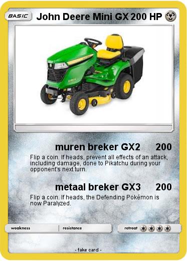 Pokemon John Deere Mini GX