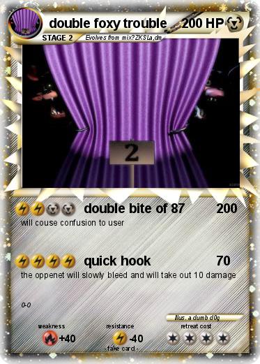 Pokemon double foxy trouble