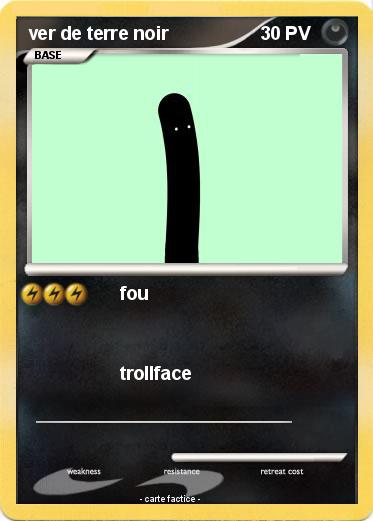 Pokemon ver de terre noir