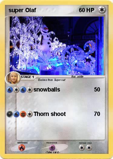 Pokemon super Olaf