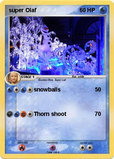 Pokemon super Olaf