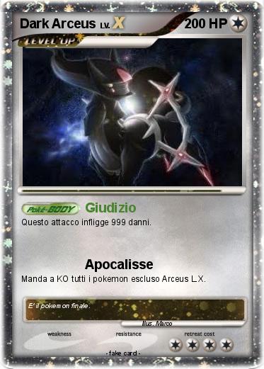 Pokemon Dark Arceus