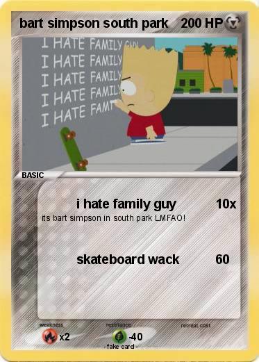 Pokemon bart simpson south park