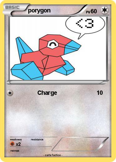Pokemon porygon