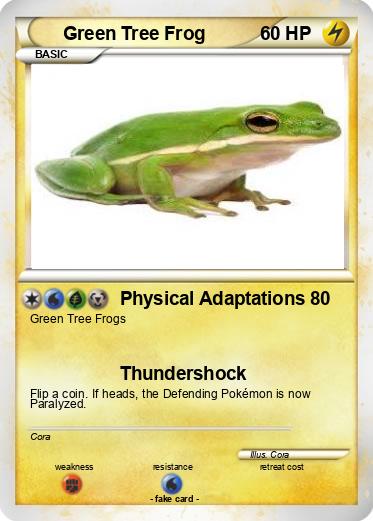 Pokemon Green Tree Frog