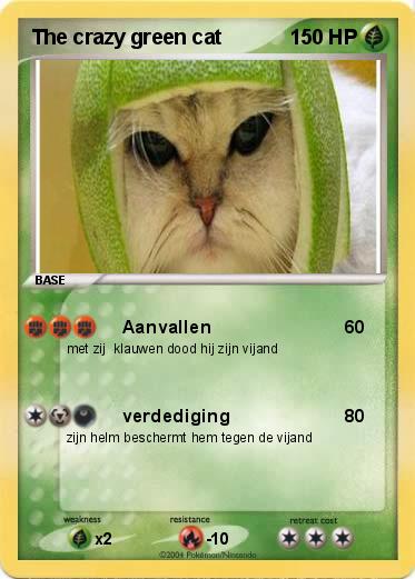 Pokemon The crazy green cat 