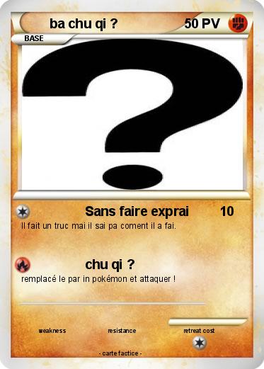 Pokemon ba chu qi ?